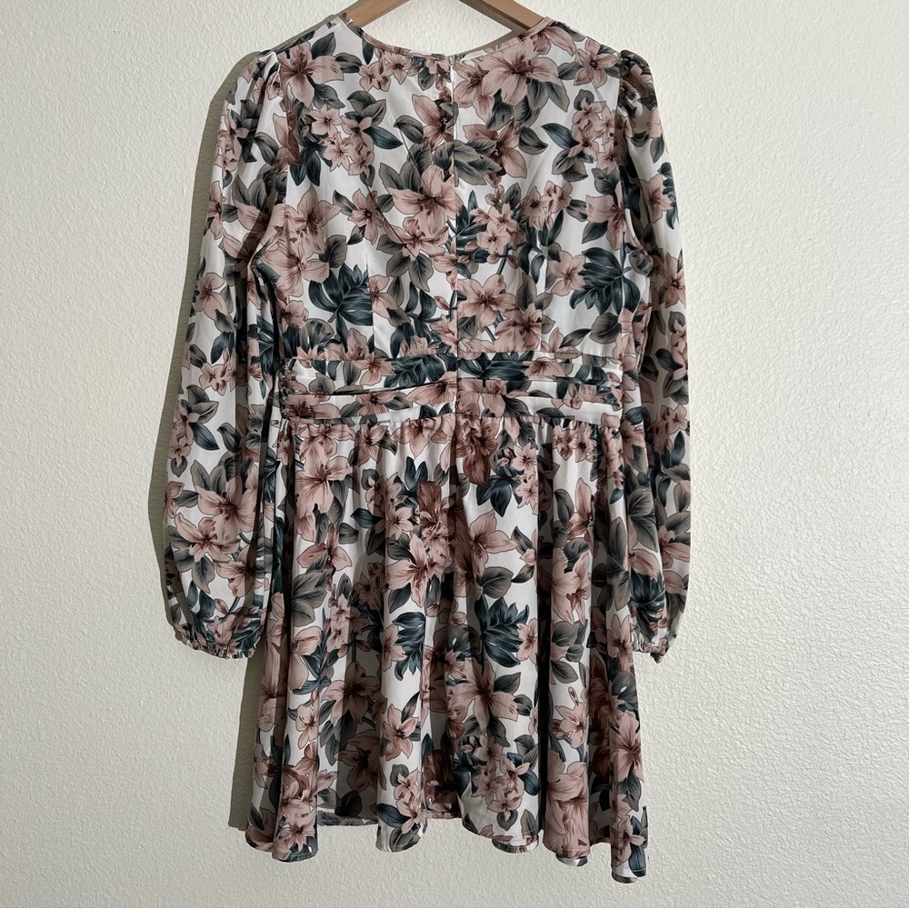Floral Cottagecore Long Sleeve Dress, Shein, Size M - Picture 4 of 9